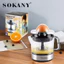 MÁY VẮT CAM SOKANY INOX, NHỰA DUNG TÍCH 700ML SIÊU TIỆN LỢI