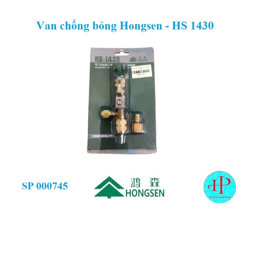 Van chống bỏng kèm ty sạc gas R22 - R32 - R410 - Hàng Hongsen - F160 ...