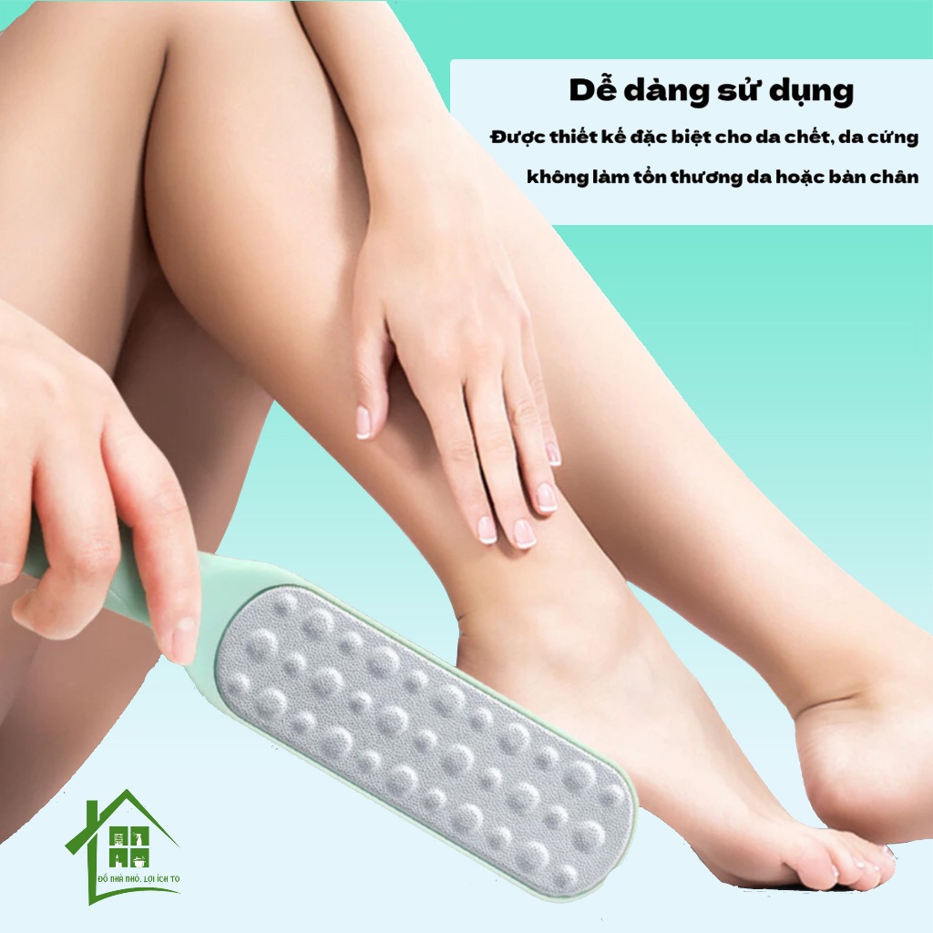 Cây chà gót chân Vacosi, dụng cụ mài gót chân hai mặt, đồ nạo gót, bào và tẩy da chết bằng tay.