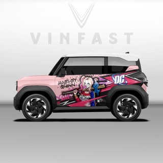 Tem dán xe VF3 - Decal dán xe VF3 MẪU TEM THỂ THAO CÁ TÍNH. 1 bộ dán 2 bên ( mẫu VF3 - 51 )