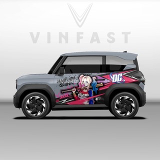 Tem dán xe VF3 - Decal dán xe VF3 MẪU TEM THỂ THAO CÁ TÍNH. 1 bộ dán 2 bên ( mẫu VF3 - 51 )
