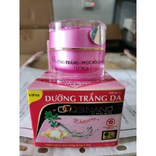 O3 Nano 20g Cream kem vip 10 dưỡng trắng phục hồi da hư 10 in 1