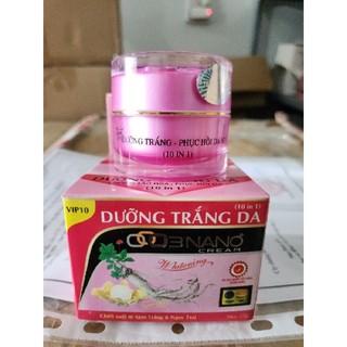 O3 Nano 20g Cream kem vip 10 dưỡng trắng phục hồi da hư 10 in 1