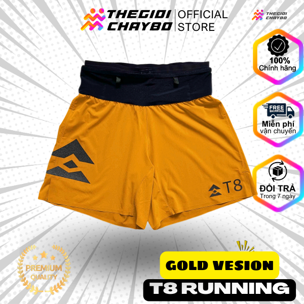 Quần Short Chạy Bộ Nam T8 Sherpa Shorts