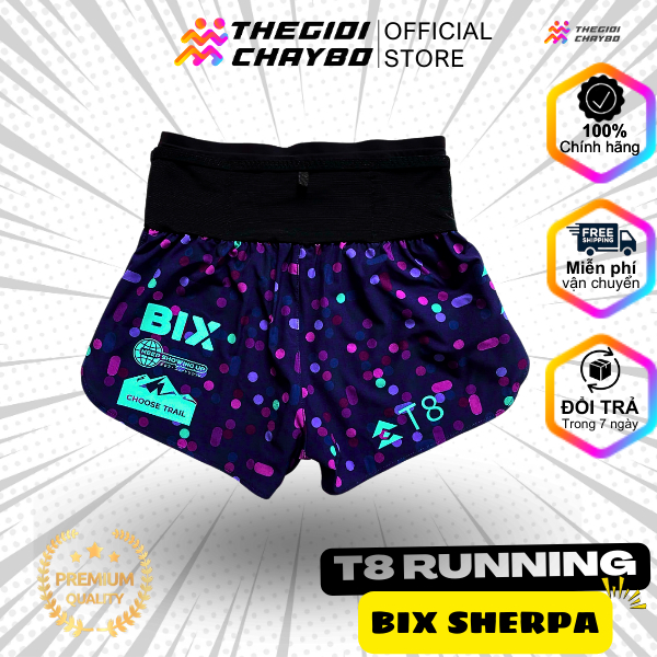 Quần Short Chạy Bộ Nam T8 Sherpa Shorts