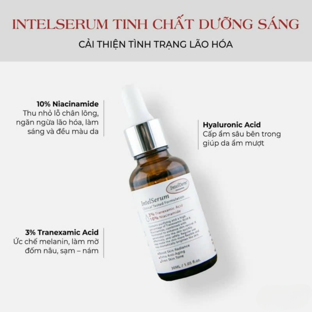 Serum Hỗ Trợ Dưỡng Da IntelSerum  – Cải Thiện Làn Da Mềm Mại