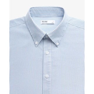 Áo sơ mi tay dài nam oxford kẻ sọc nhỏ. Form Fitted - ROUTINE 10S25SHL022R1
