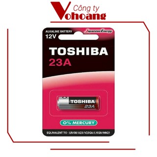 Pin remote cửa cuốn, chuông cửa, remote các loại Toshiba 23A dung lượng cao chính hãng
