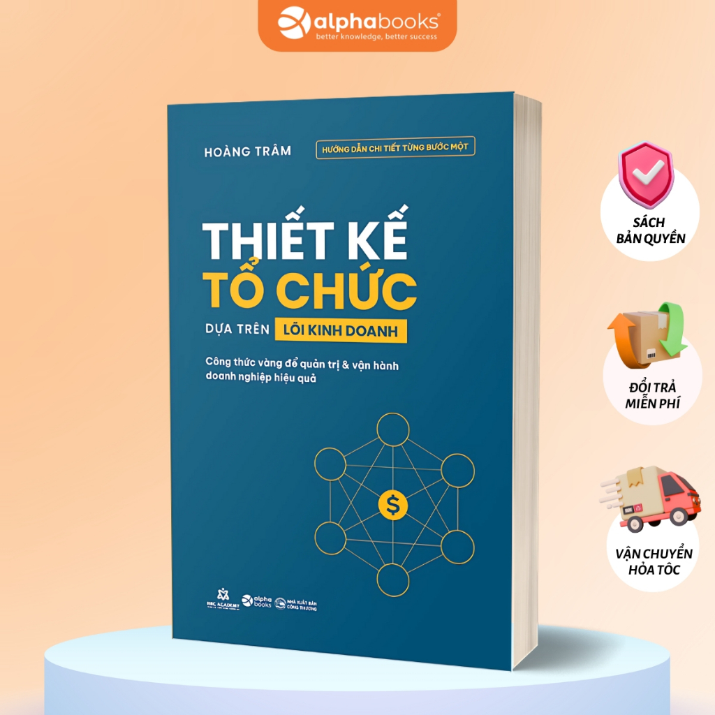 Bìa sách Thiết Kế Tổ Chức Dựa Trên Lõi Kinh Doanh
