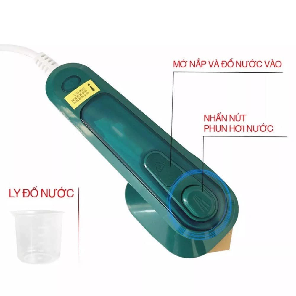 BÀN LÀ HƠI NƯỚC CẦM TAY MINI SIÊU TIỆN DỤNG