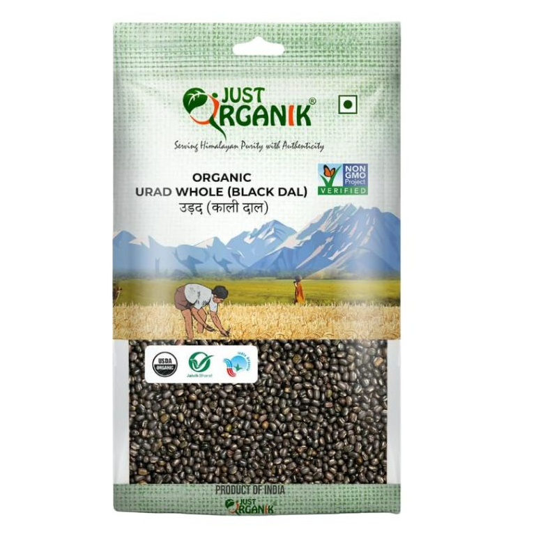 Đậu Đen Hữu Cơ Hạt Nhỏ Just Organik Black Beans 500g