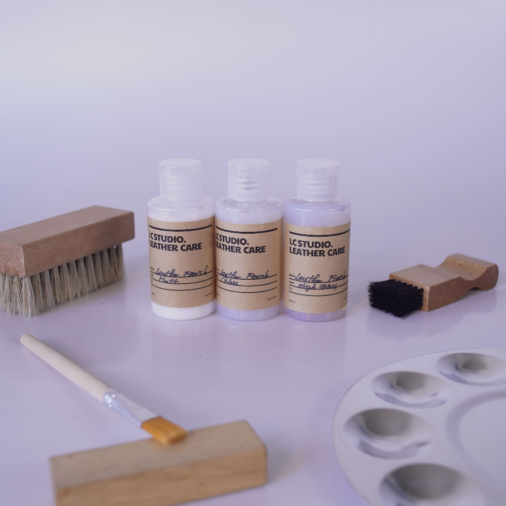 Leather Finish Chốt Bảo Vệ Màu Sơn Phục Hồi Dành Cho Đồ Da, Nội Thất Ô Tô, Sofa, Giày Dép, Túi Xách, LC Studio