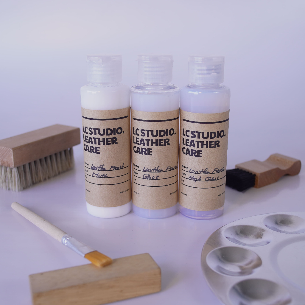 Leather Finish Chốt Bảo Vệ Màu Sơn Phục Hồi Dành Cho Đồ Da, Nội Thất Ô Tô, Sofa, Giày Dép, Túi Xách, LC Studio