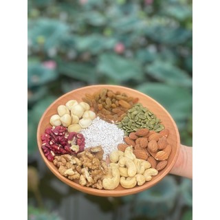 Tinh Bột Củ Sen Mix Hạt Cao Cấp Tự Chọn | Sen Sạch VietGAP - Hạt Rang Sấy Thơm Bùi