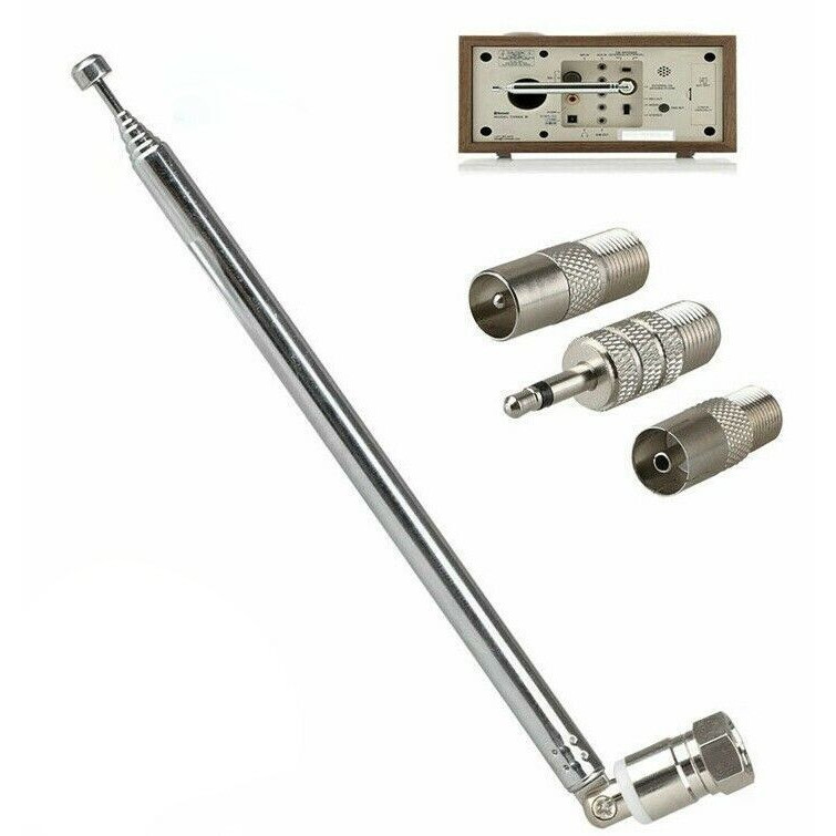 Ăng-ten bắt vít chuyên FM anten kéo rút nhận tín hiệu đài radio cho cassette dàn nhạc âm thanh mini