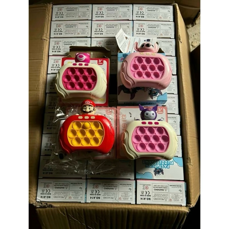 Đồ chơi Pop it thế hệ mới, máy game giải trí bấm nút theo đèn nhạc với nhiều level cho mọi lứa tuổi chính hãng