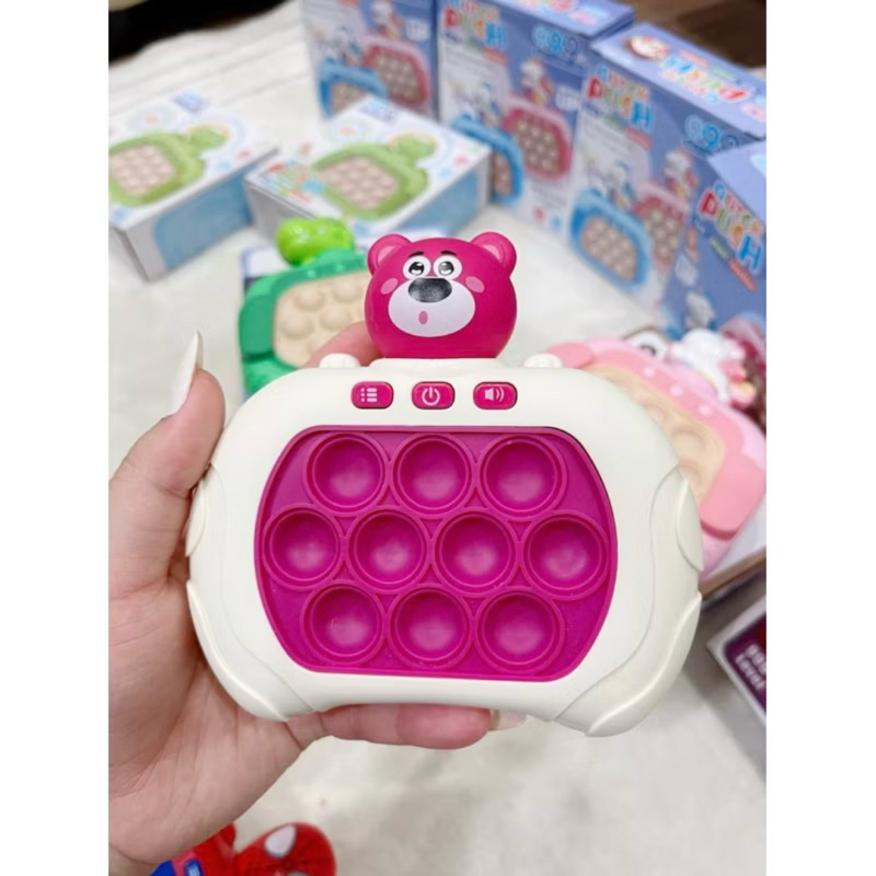 Đồ chơi Pop it thế hệ mới, máy game giải trí bấm nút theo đèn nhạc với nhiều level cho mọi lứa tuổi chính hãng