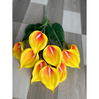 rum 9bông - cụm rum 55cm hoa xốp mịn- hoa cao cấp, hàng nhập