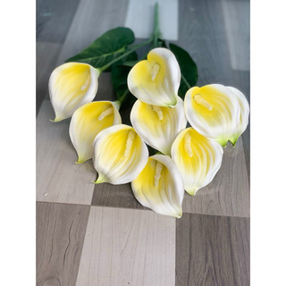 rum 9bông - cụm rum 55cm hoa xốp mịn- hoa cao cấp, hàng nhập