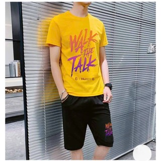 Bộ Đồ Nam WALK Mặc Nhà Cotton Chất Thun Mè, Bộ Thể Thao Nam Xịn Xò Chắc Chắn - DTB SSL