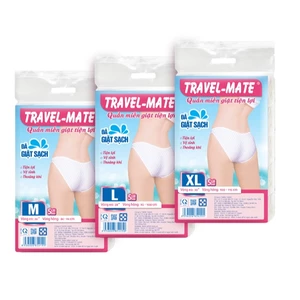 Quần Lót Miễn Giặt Tiện Lợi Du Lịch Travel-Mate 5 cái/bao