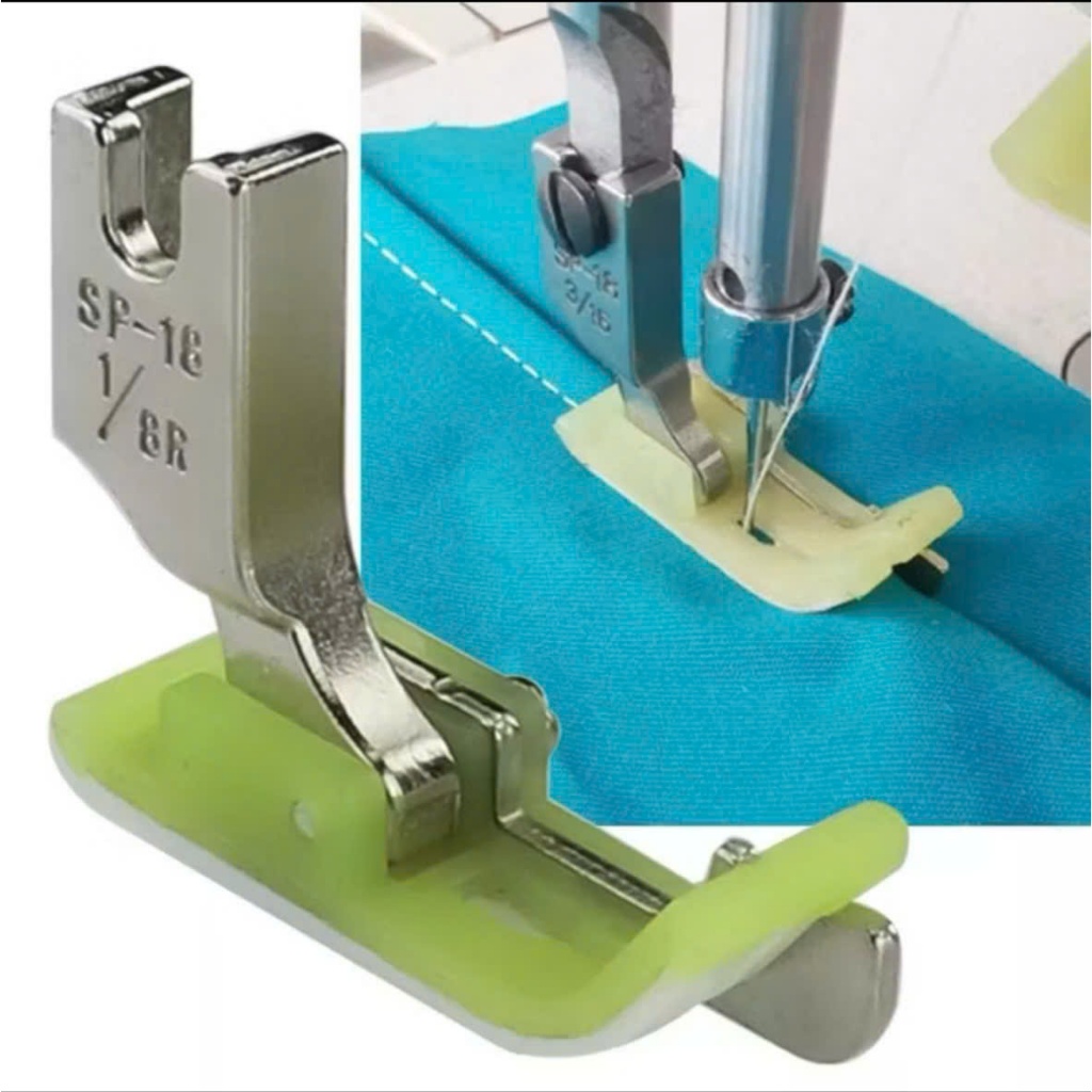 Chân Vịt Mí Diễu Nhựa SP-18 Lá Chắn Phải/Trái – Máy May 1 Kim Công Nghiệp (combo 2 cái)