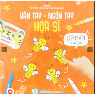 Sách bàn tay - Ngón tay họa sĩ lớp mầm 3-4 tuổi/ chồi 4-5 tuổi/ lá 5-6 tuổi