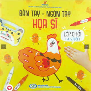 Sách bàn tay - Ngón tay họa sĩ lớp mầm 3-4 tuổi/ chồi 4-5 tuổi/ lá 5-6 tuổi