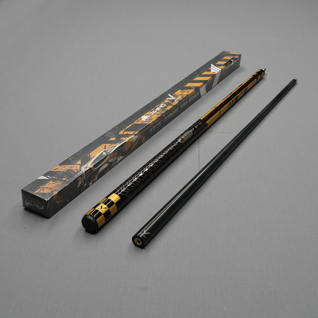 Ảnh Gậy Bida Lỗ Rhino EVO Racing - Yellow Fury - Ngọn Sợi Thủy Tinh - Chính Hãng 1
