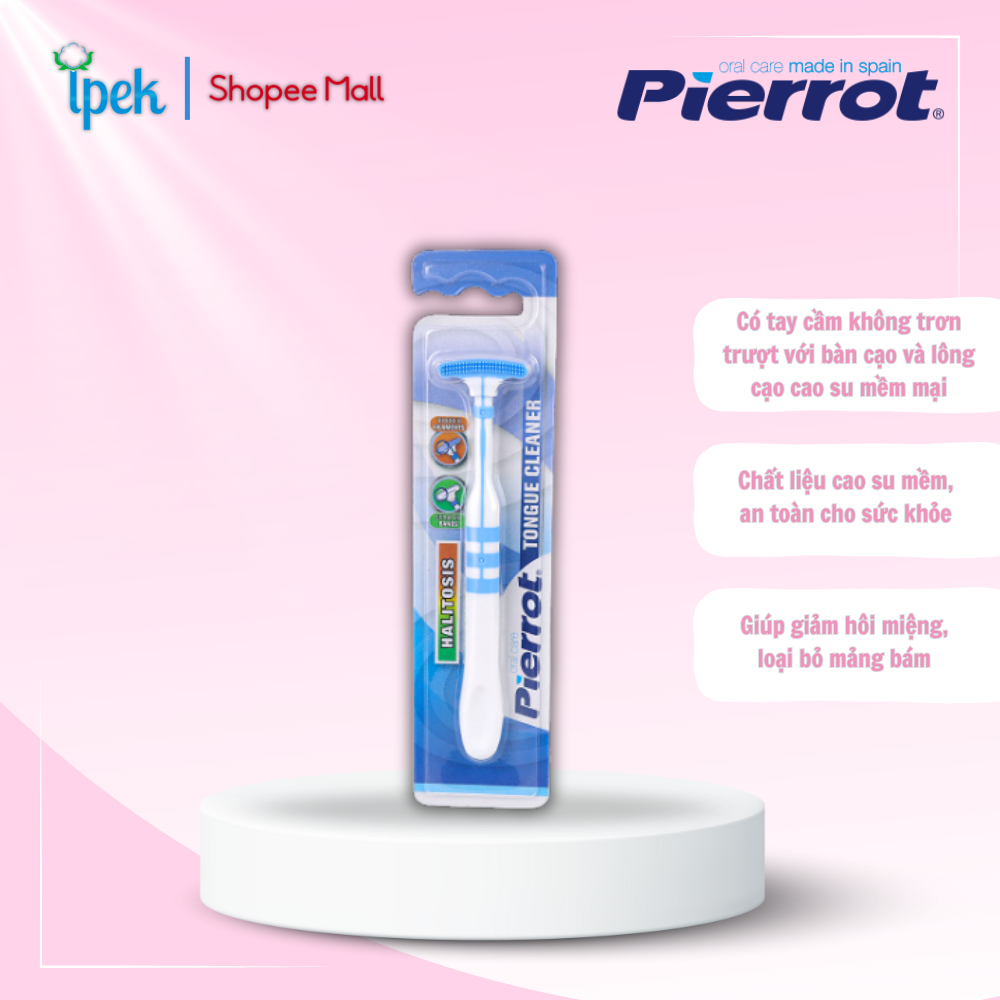 Ảnh Dụng cụ vệ sinh lưỡi Pierrot giúp giảm hôi miệng, loại bỏ mảng bám 2