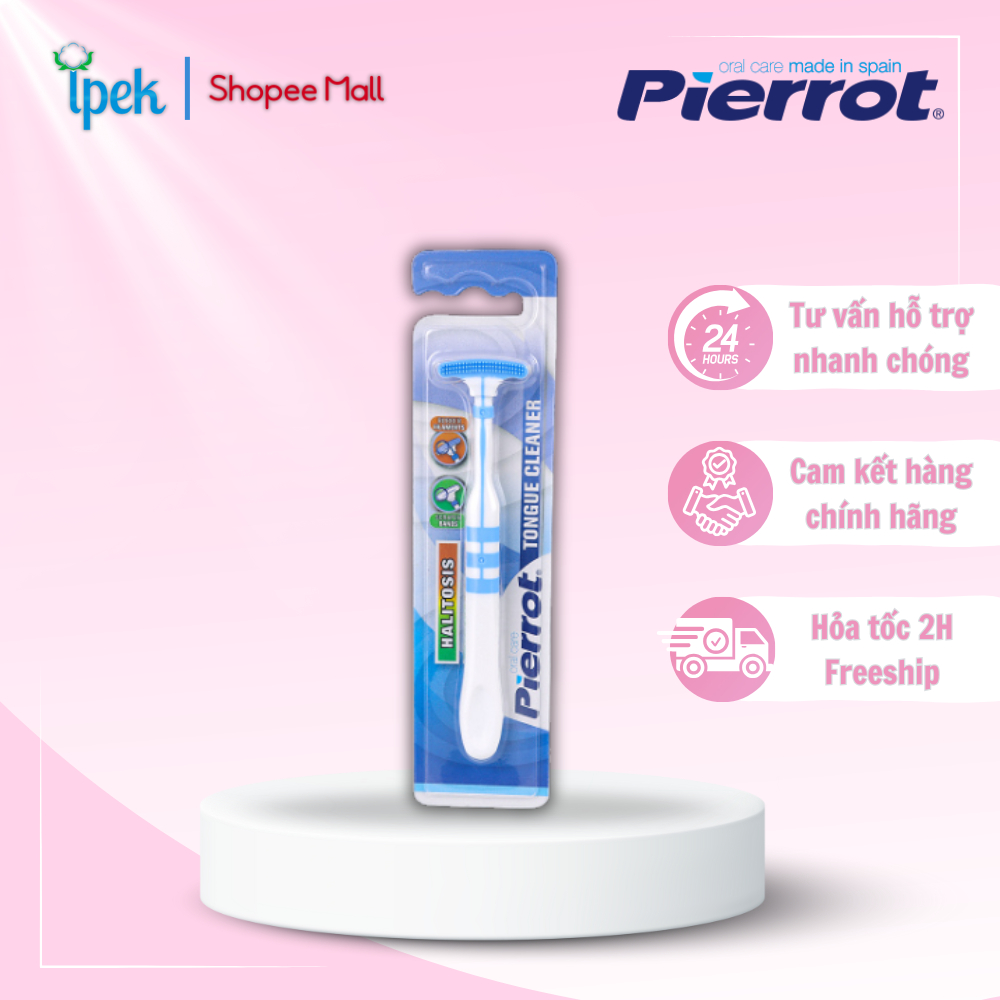 Ảnh Dụng cụ vệ sinh lưỡi Pierrot giúp giảm hôi miệng, loại bỏ mảng bám 1