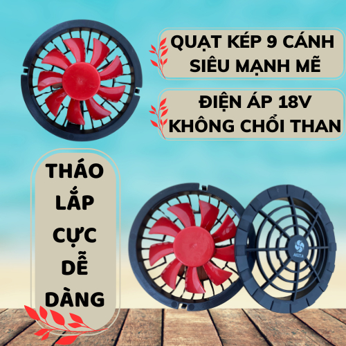 Phụ kiện áo điều hòa Nhật Bản chính hãng, dây cáp kết nối pin quạt kèm củ sạc pin nhanh 20W