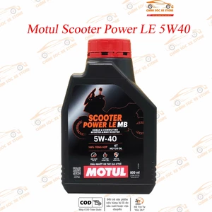 Nhớt Motul Scooter Power 5W40 Tổng Hợp Cho Xe Tay Ga