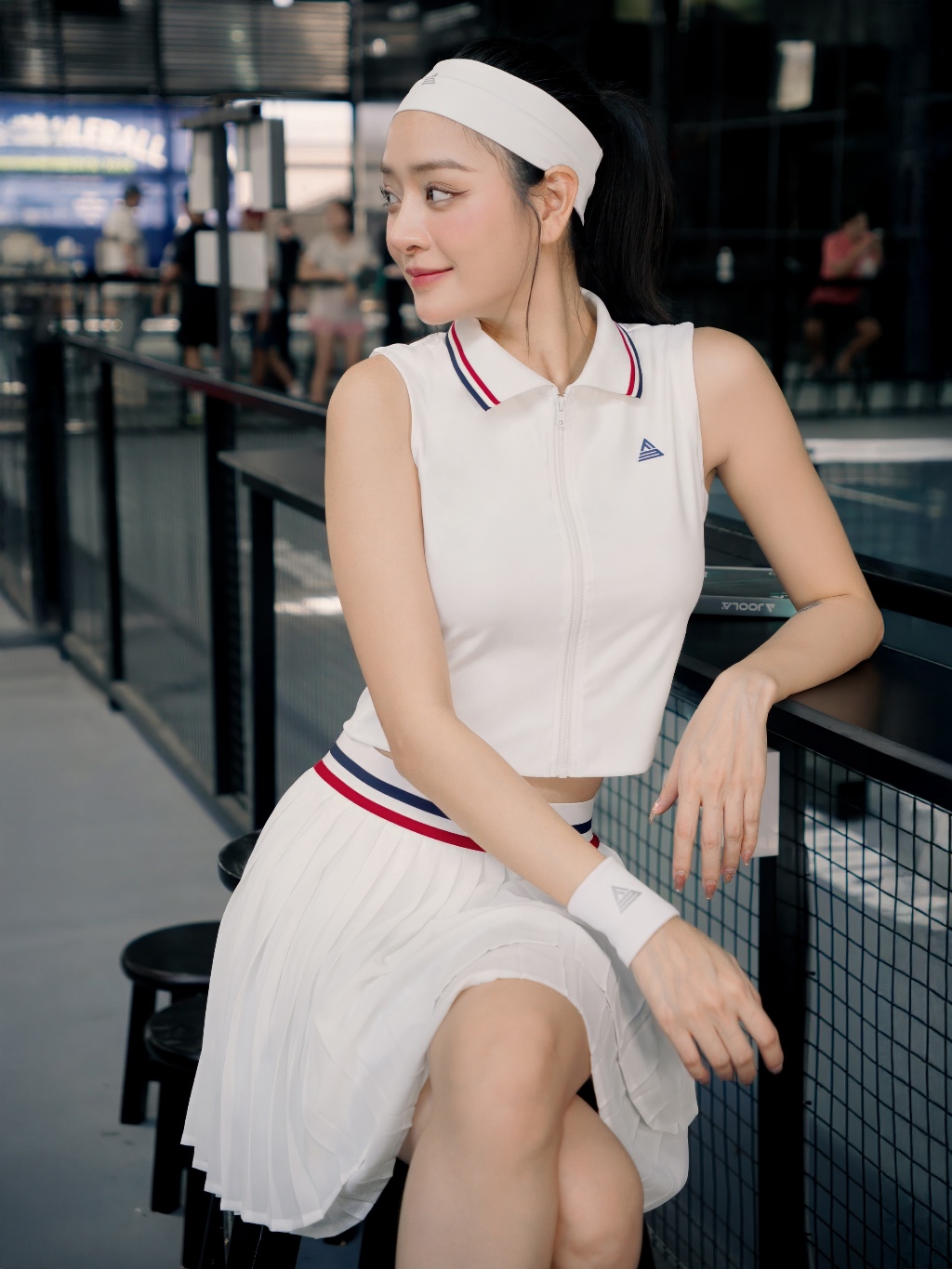 Ảnh Băng tay thể thao nữ Fitme chặn mồ hôi Wristband mềm mại bảo vệ cổ tay BCTR01 3