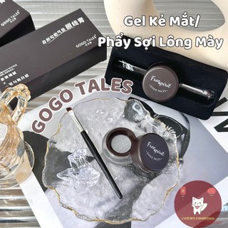[GOGO TALES] Gel Kẻ Mắt GOGO TALES Hũ Tròn Kèm Cọ 5g Lâu Trôi Tự Nhiên (GT655)