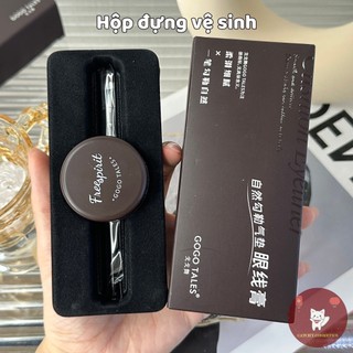 [GOGO TALES] Gel Kẻ Mắt GOGO TALES Hũ Tròn Kèm Cọ 5g Lâu Trôi Tự Nhiên (GT655)