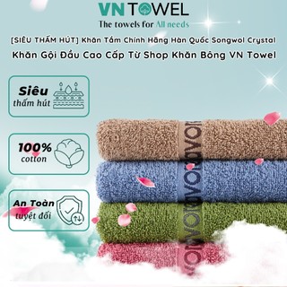 [SIÊU THẤM HÚT] Khăn Tắm Chính Hãng Hàn Quốc Songwol SH Crystal – Khăn Tắm Cao Cấp Phân Phối Bởi Shop Khăn Bông Vn Towel