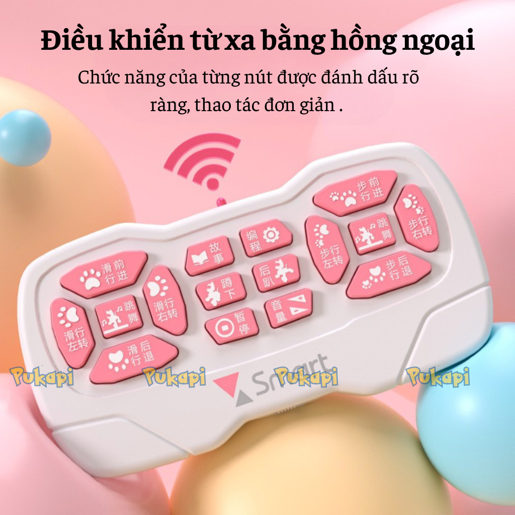 Mèo Robot Điều Khiển Từ Xa Thông Minh Mèo Robot Smart Điều Khiển Từ Xa Nhiều Hoạt Động Có Âm Thanh-Đồ Chơi Cho Bé PUKAPI