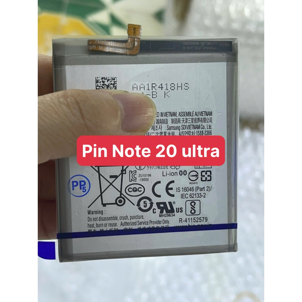 Pin sam sung Note 20 ultra,G985.EB-BN985ABY,Pin dung lượng 4500mah ...