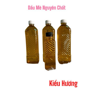 Dầu mè Đen nhà tự ép nguyên chất giàu dinh dưỡng 1l- 100% Tinh Khiết, nguyên chất, Cam Kết Hoàn Tiền Gấp Đôi!