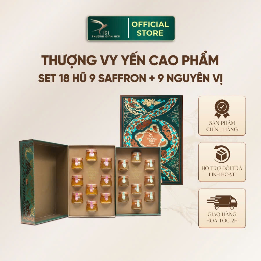 Ảnh Set 18 Hũ Yến Sào Chưng Công Nghệ Cao Cao Phẩm CiCi Thượng Đỉnh Yến 65g Yến Tươi Nguyễn Chất Yến Sào Khánh Hòa Cao Cấp 2