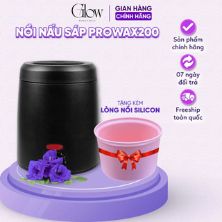 Nồi Nấu Sáp Wax Lông GLOWWAXING ProWax 200 Màu Đen Chống Dính Cao Cấp CHE TÊN - 1013