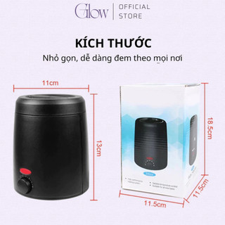 Nồi Nấu Sáp Wax Lông GLOWWAXING ProWax 200 Màu Đen Chống Dính Cao Cấp CHE TÊN - 1013
