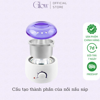Nồi Nấu Sáp Wax Lông ProWax 100 Màu Đen GLOW WAXING Cao Cấp Nấu Sáp Wax Lông Tan Sáp Nhanh CHE TÊN