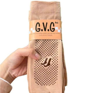 (Có chống trượt) Set 10 đôi (20 chiếc) tất (vớ) xỏ ngón GVG màu da có lớp chống trơn trượt