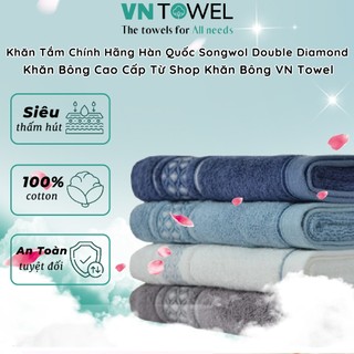 Khăn Tắm Chính Hãng Hàn Quốc Songwol TG Double Diamond – Sản Phẩm Cao Cấp Phân Phối Bởi Shop Khăn Bông VN Towel