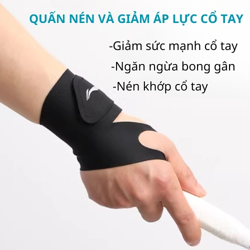 Băng quấn cổ tay giảm chấn thương Li-ning, tự do điều chỉnh ôm sát hỗ trợ giảm đau 189