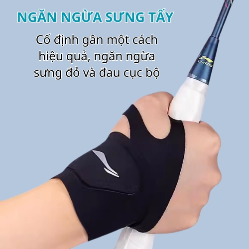 Băng quấn cổ tay giảm chấn thương Li-ning, tự do điều chỉnh ôm sát hỗ trợ giảm đau 189