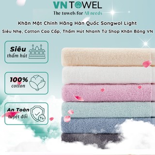 Khăn Mặt Chính Hãng Hàn Quốc Songwol SW Light – Siêu Nhẹ, Cotton Cao Cấp, Thấm Hút Nhanh Từ Shop Khăn Bông VN Towel