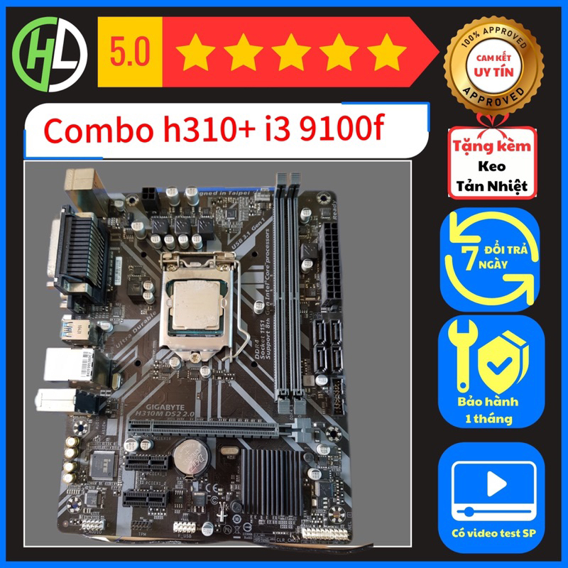 COMBO MAIN GIGA/MSI/ASUS H310 CPU I3 9100F TẶNG FAN GIÁ RẺ ĐỦ CHẶN | BigBuy360 - bigbuy360.vn